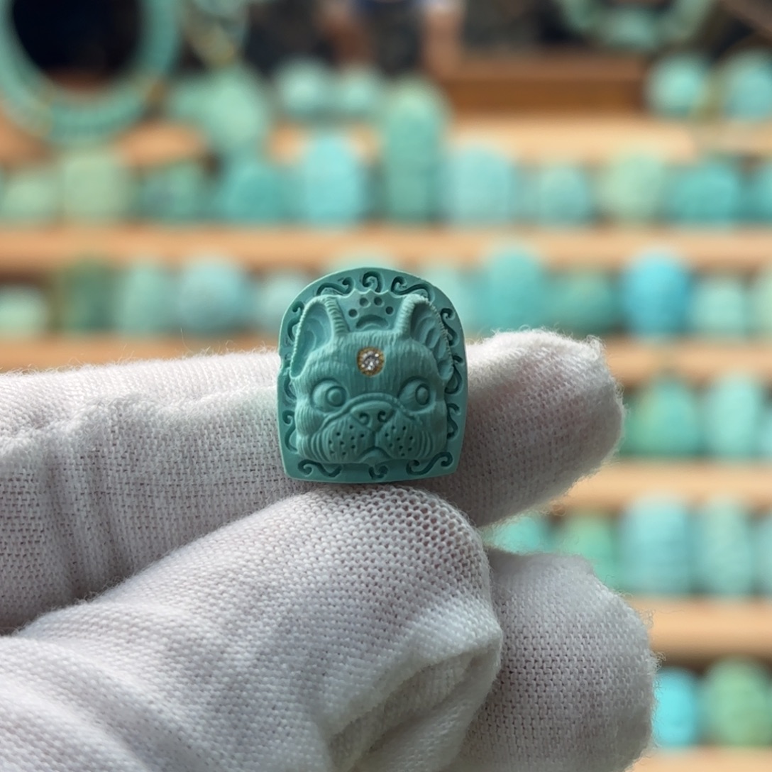 绿松石未镶嵌配饰