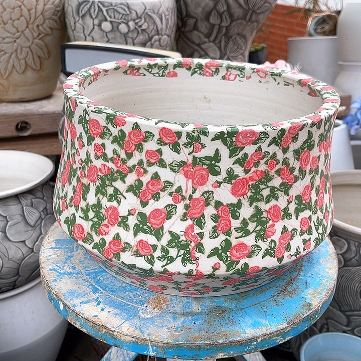 盘高度19内扣19 艺术陶瓷