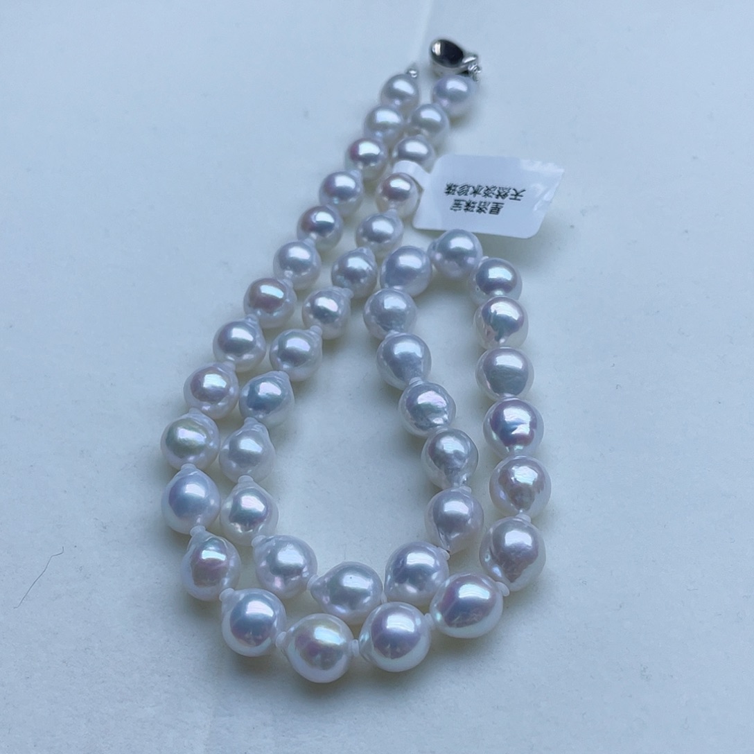 淡水珍珠颈饰银S925镶嵌