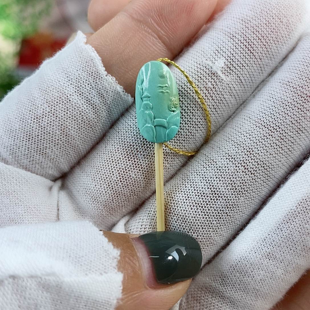 绿松石珠宝奇石未镶嵌