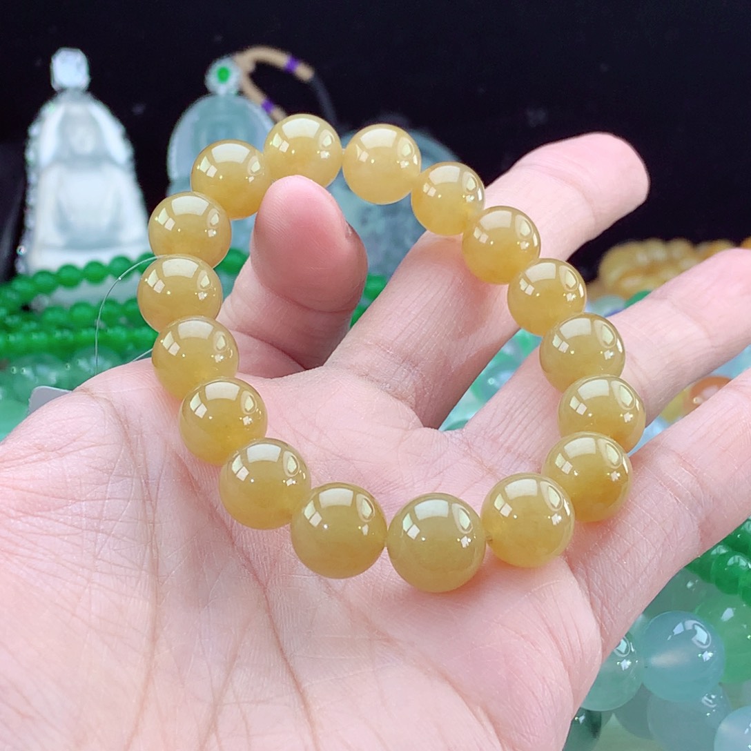 翡翠手链未镶嵌卡11.8