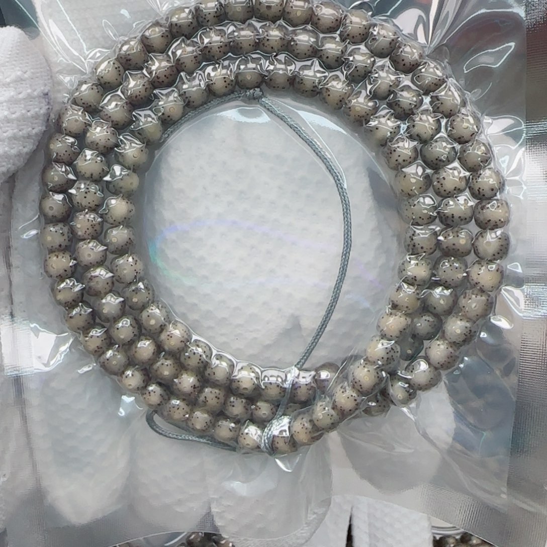 星月菩提手串冰糖玻璃体8*7