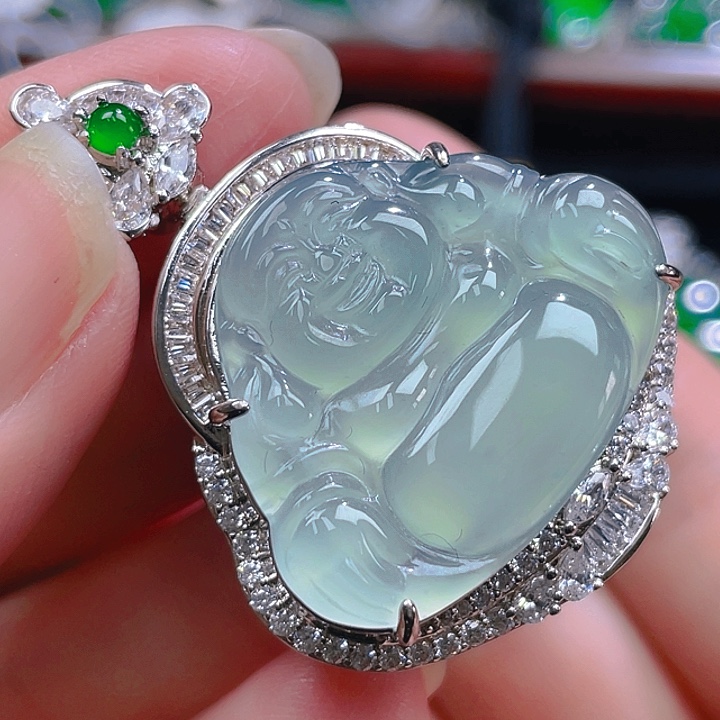 翡翠颈饰未镶嵌8，