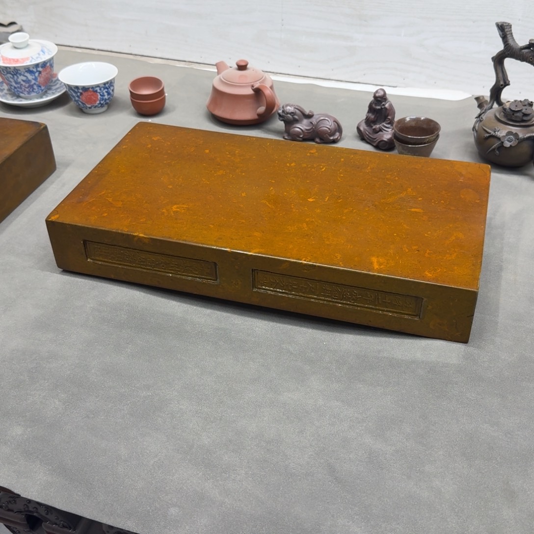 砖雕40-20-6 老料金砖 古铜色