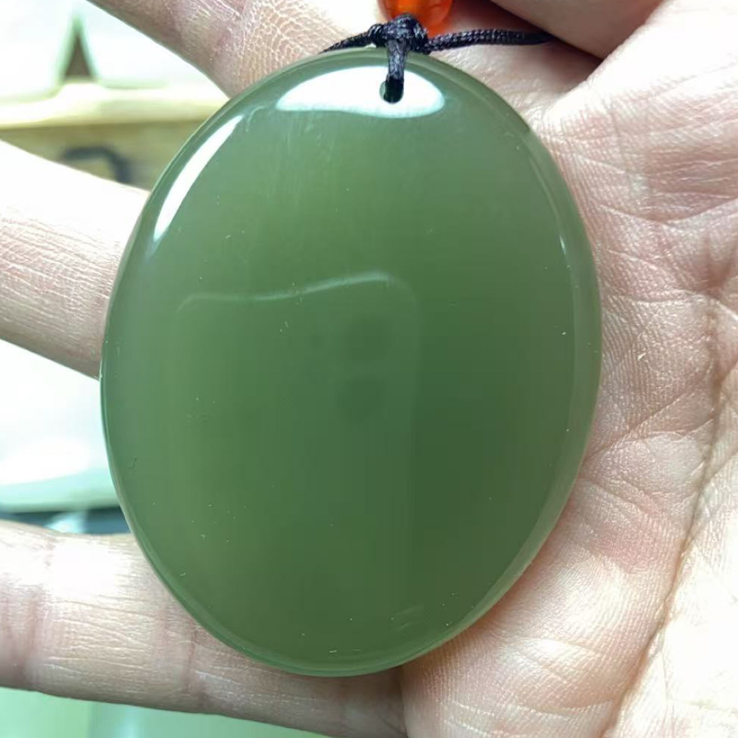 青海料湖水绿随形牌