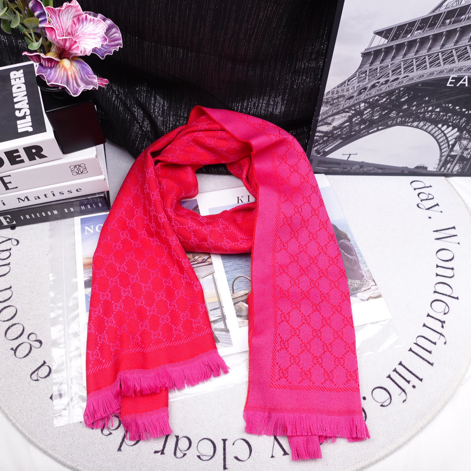 99新 GUCCI/古驰 围巾/T10342664