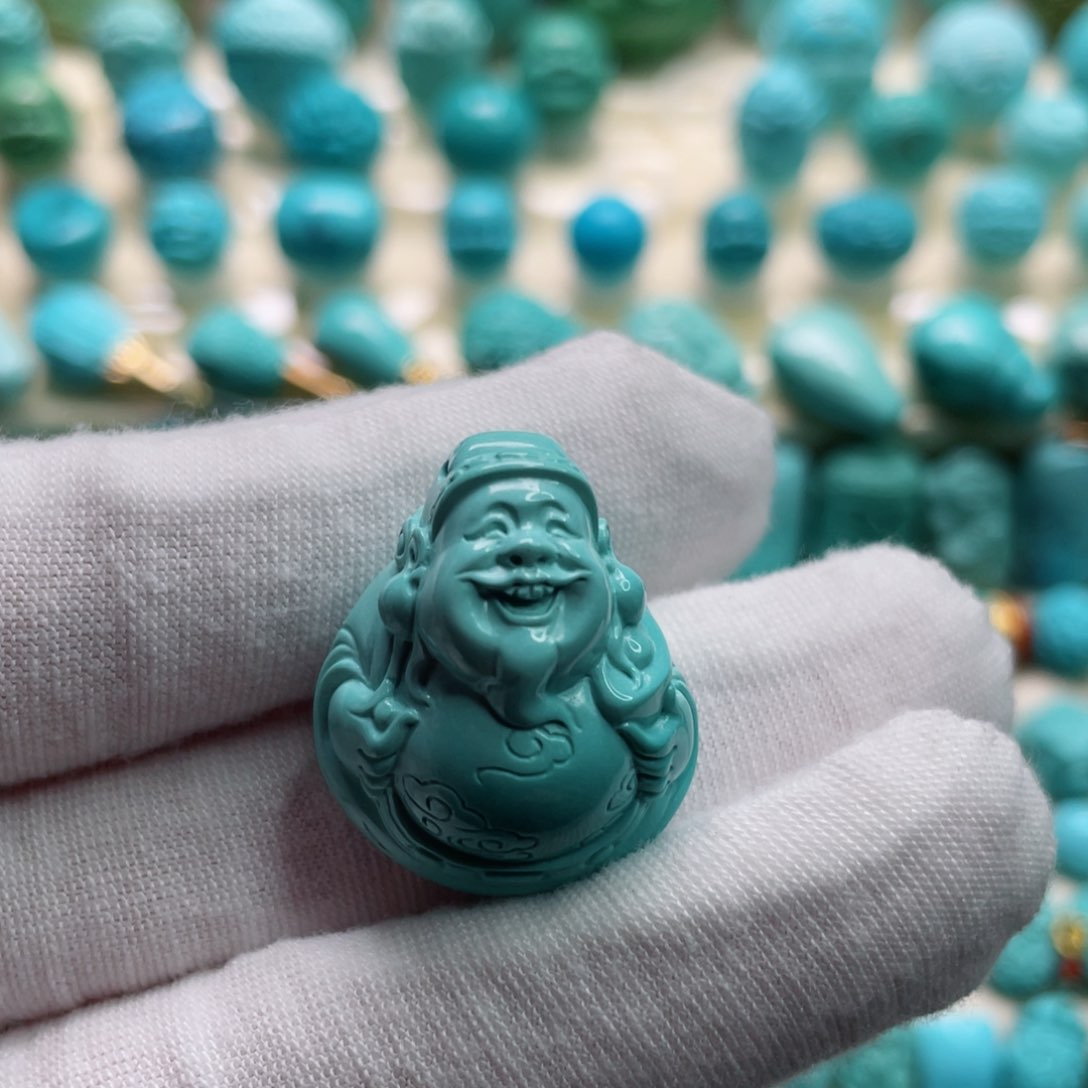 绿松石珠宝奇石未镶嵌