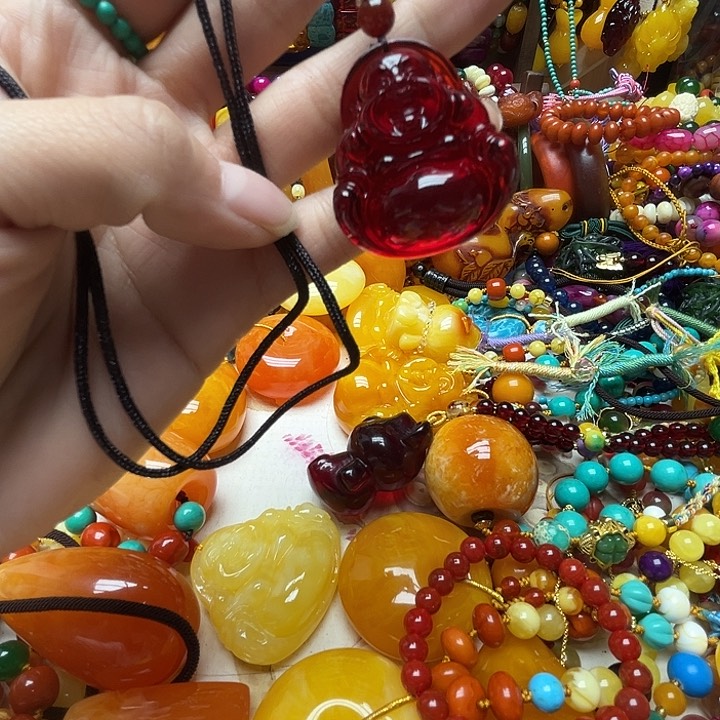 树脂制品2336红色佛公