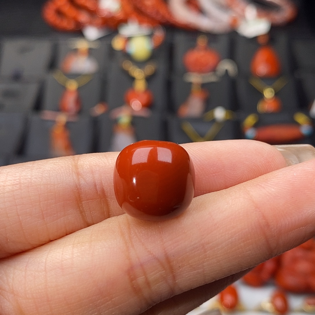 南红玛瑙未镶嵌四川凉山瓦西单珠