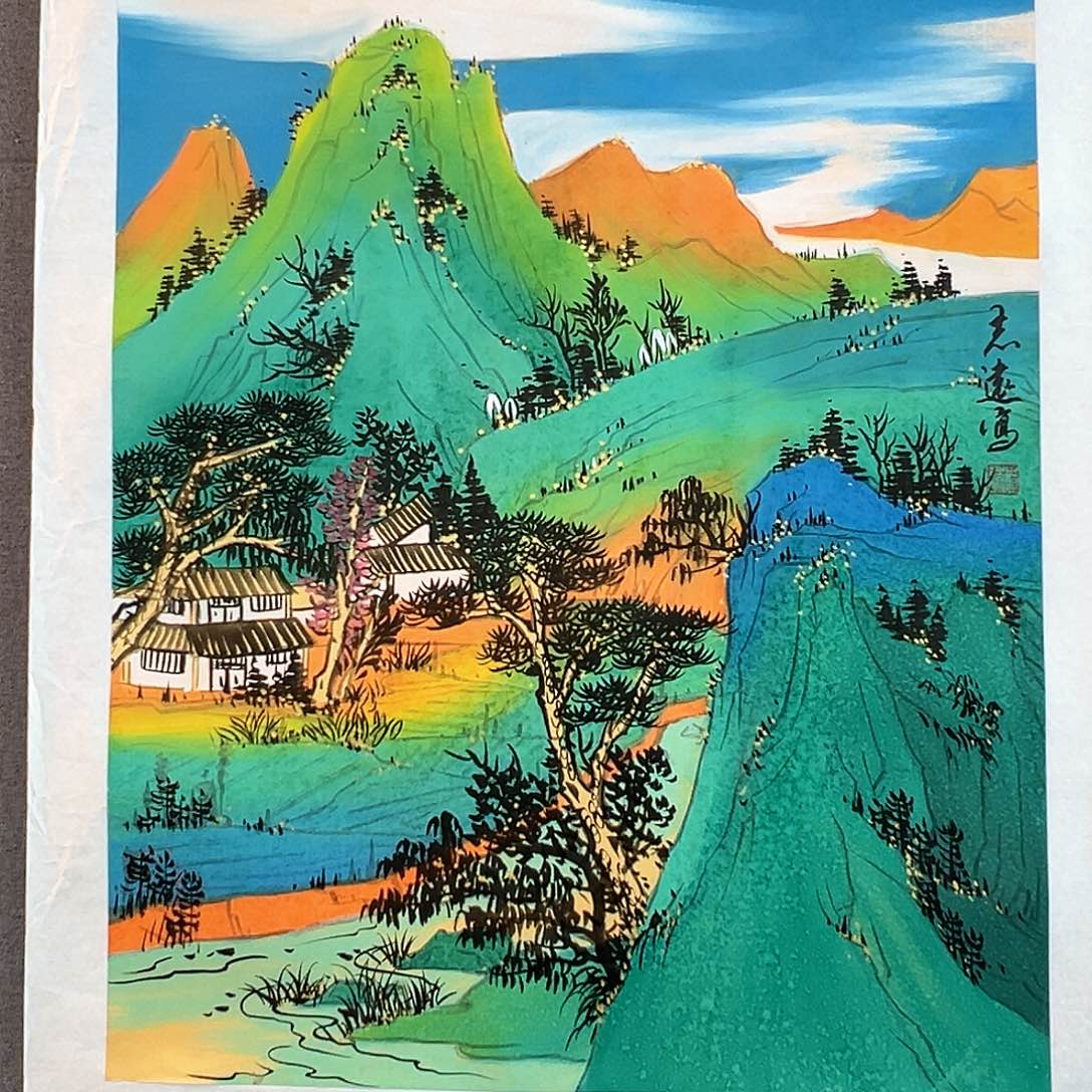 国画当代艺术，展览作品