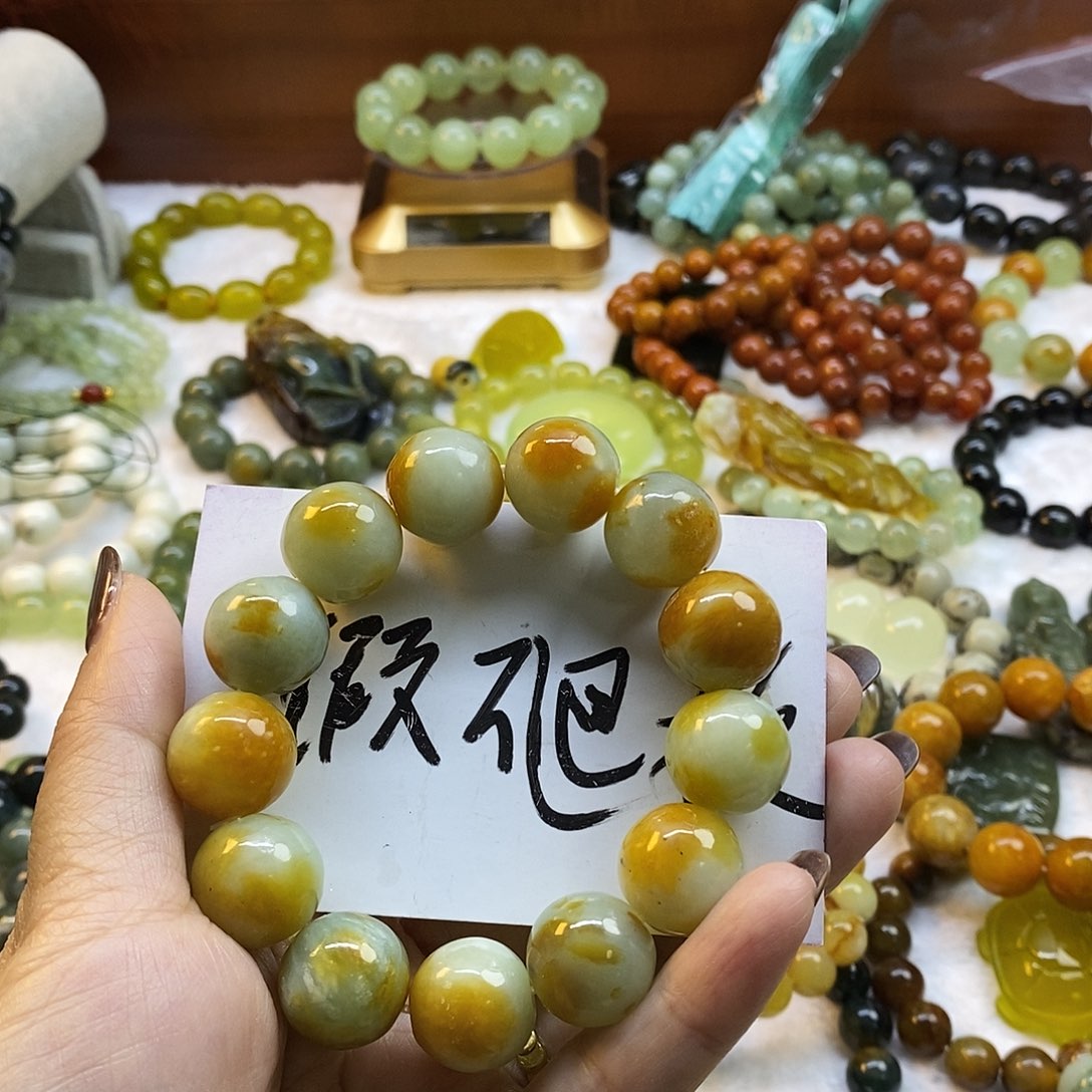 未镶嵌蛇纹石玉手镯鬼*0