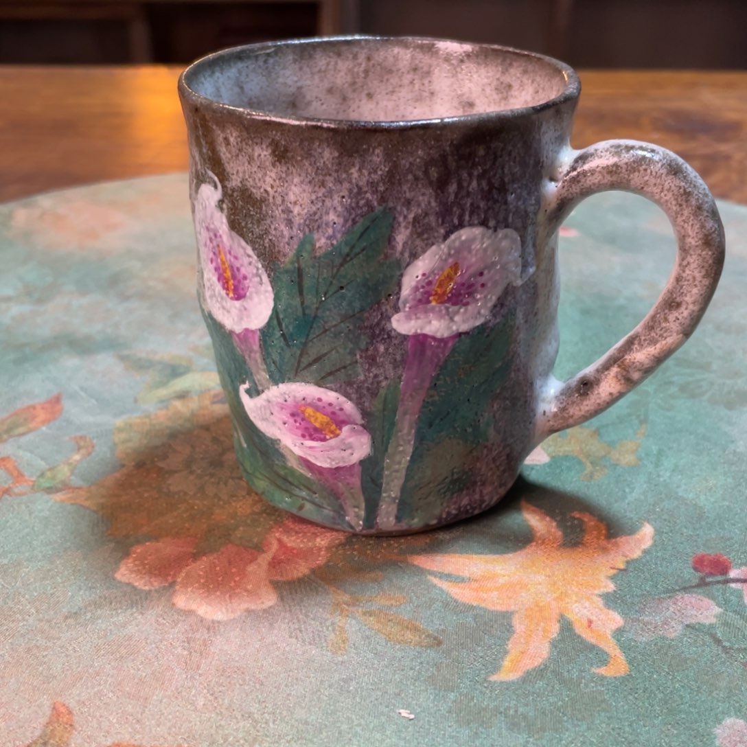 柴烧纯手手绘陶瓷