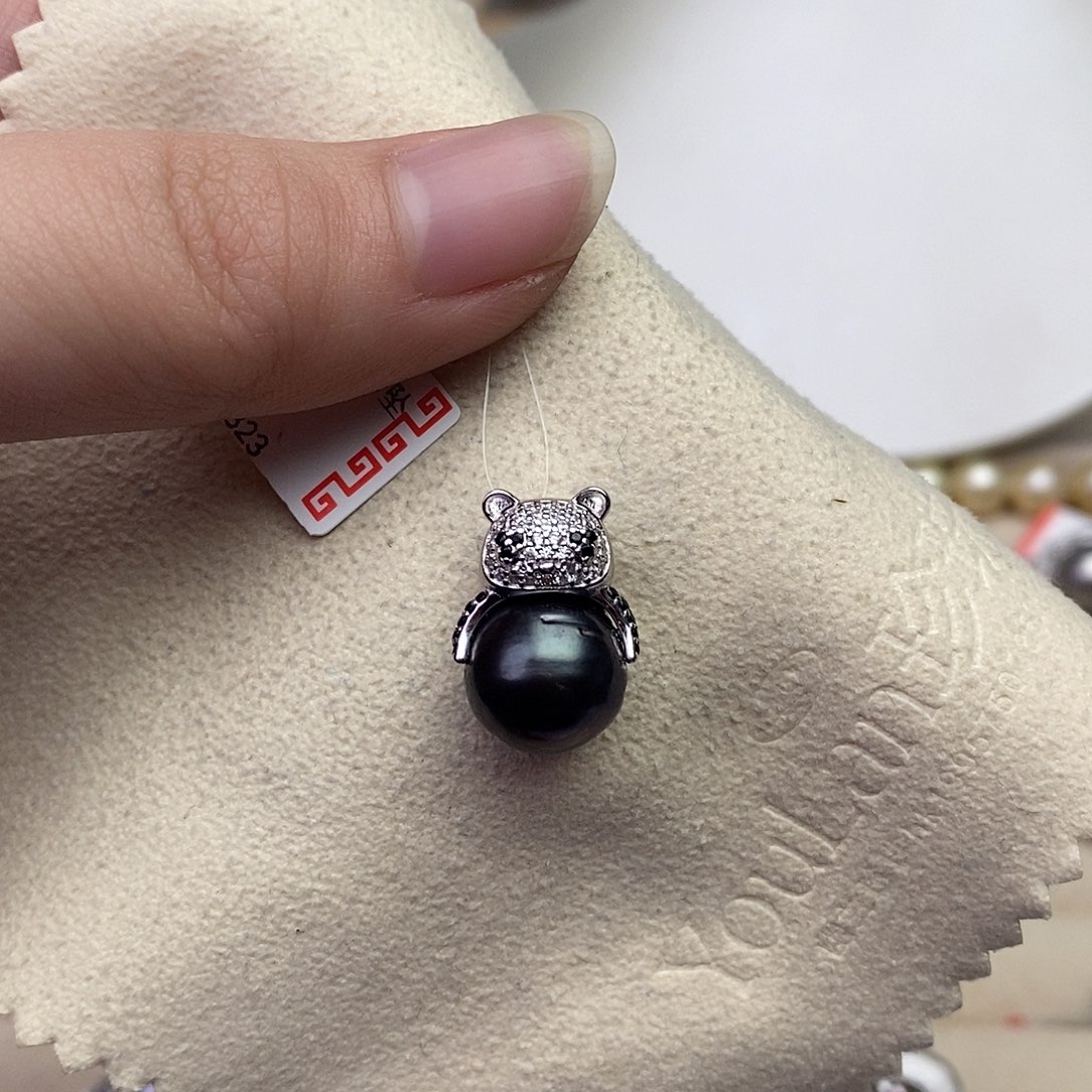 海水珍珠颈饰银S925镶嵌