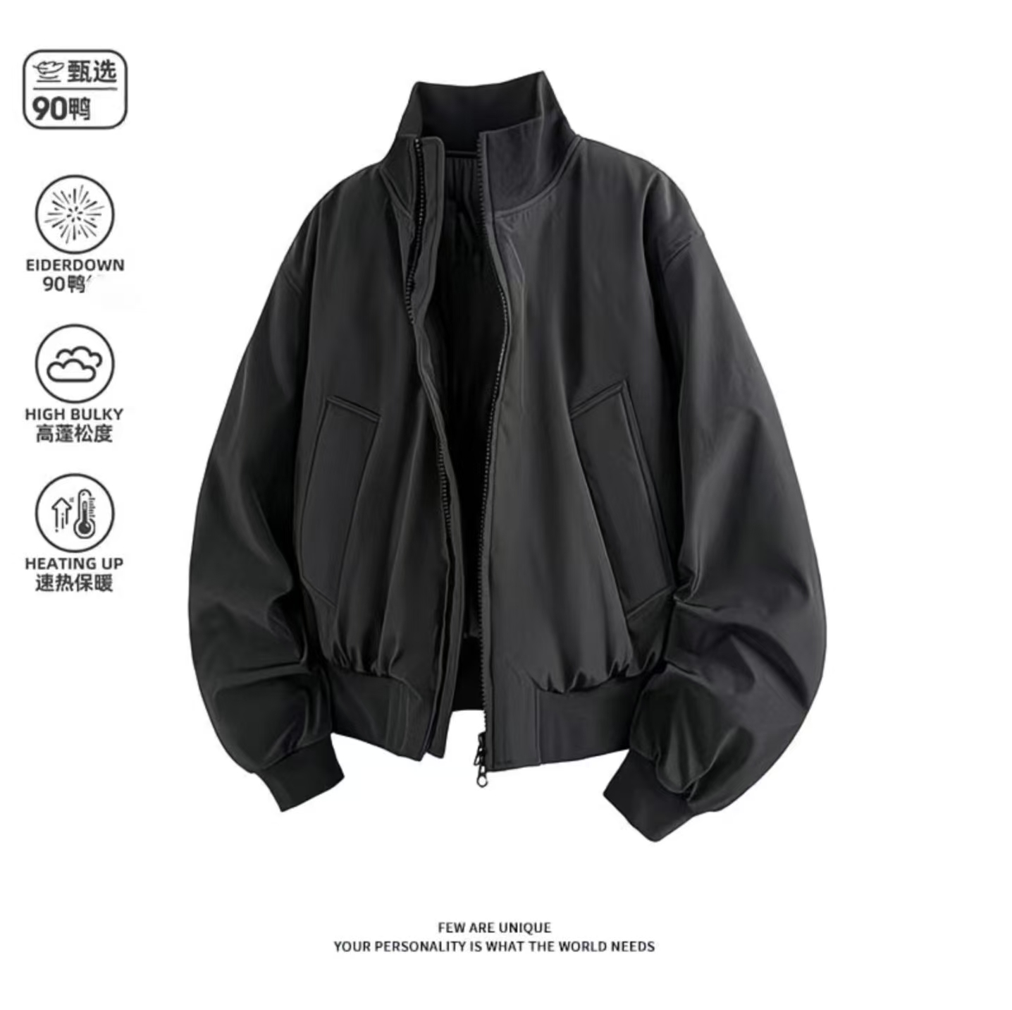 一扣/*号秋冬季加绒圆领纯色宽松套头打底长袖新款爆款