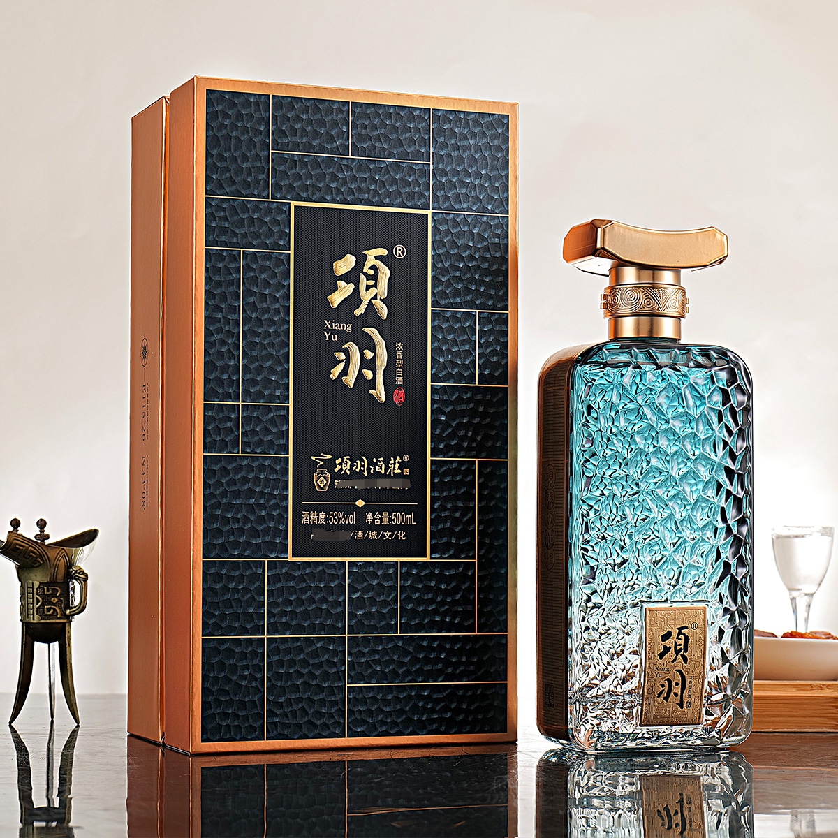 项羽知泽白酒6瓶53%Vol500ml*6瓶