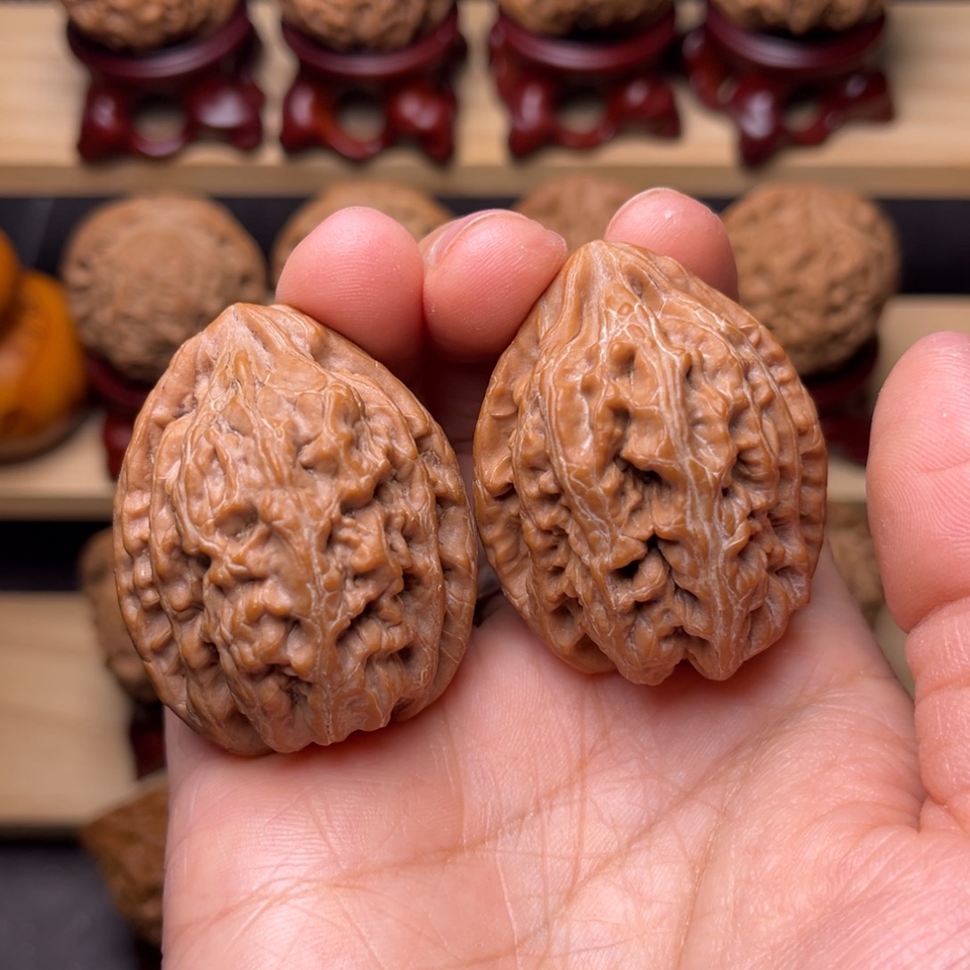 入***～吊坠文玩核桃红锦鲤