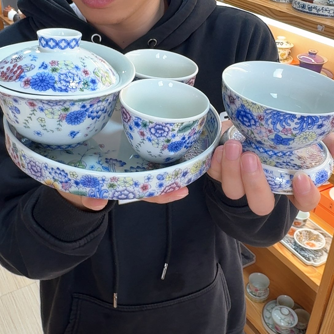 盖碗里的水煮开后放
