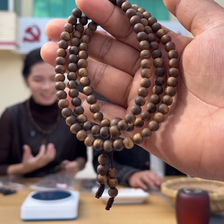 手串沉香奇楠圆珠6mm多圈12克多样性发一