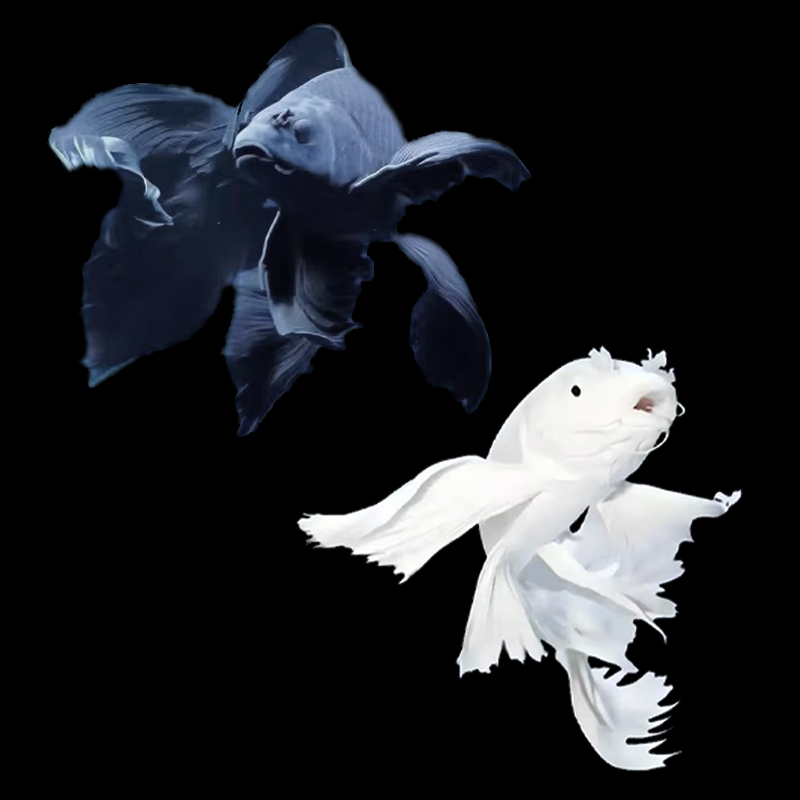 球体短身拼色蝴蝶鲤赛级观赏鱼大鳍大尾冷水好养耐活16-20