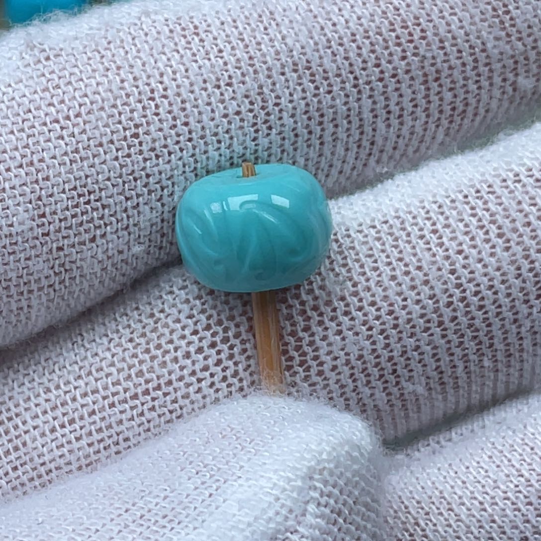 绿松石挂件未镶嵌10.8✖️7.5mm