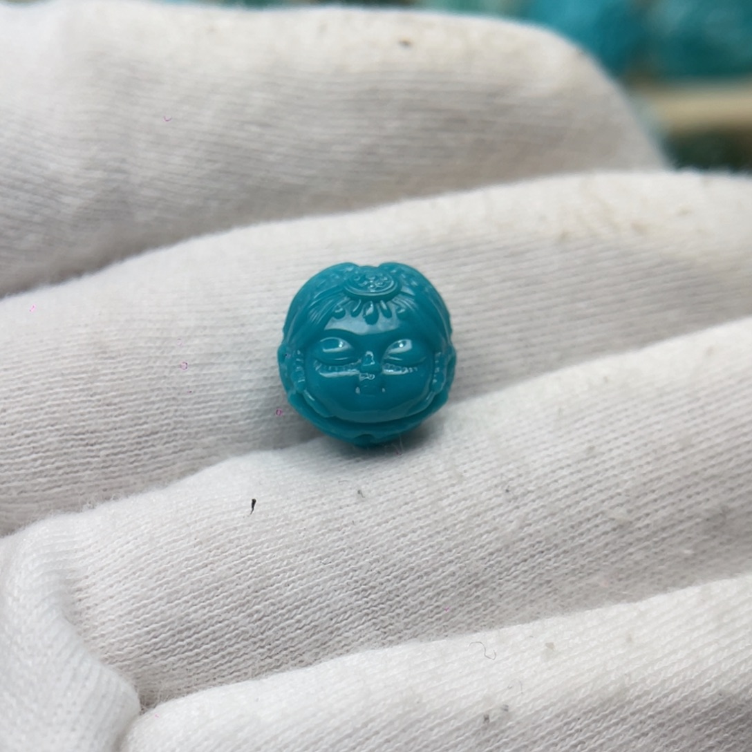 绿松石未镶嵌颈饰卡11.6-12