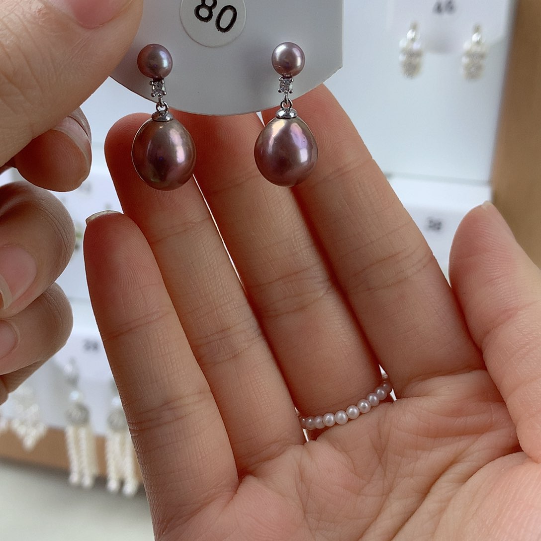 未镶嵌耳饰淡水珍珠