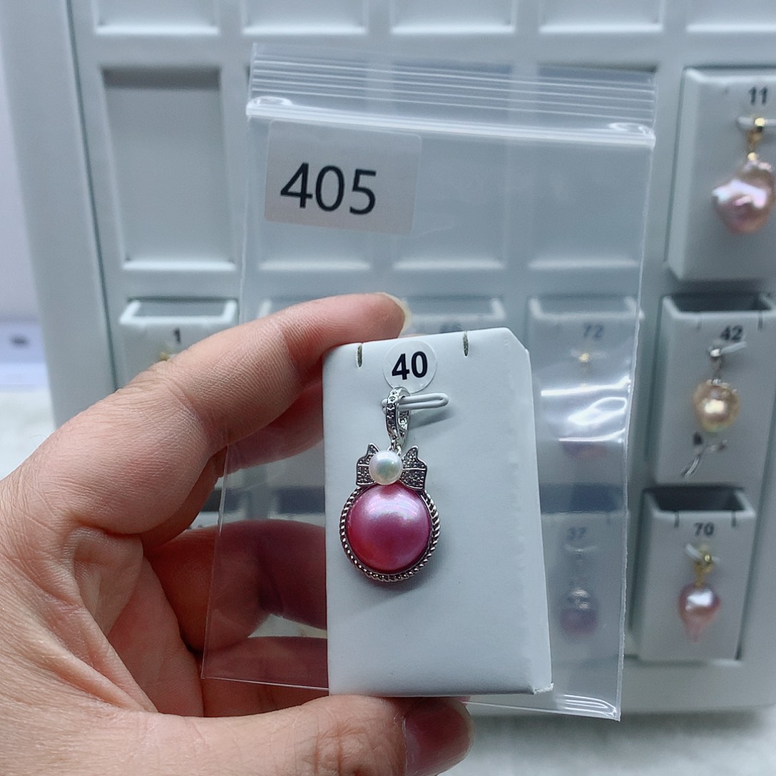 淡水珍珠吊坠(不含链)合金