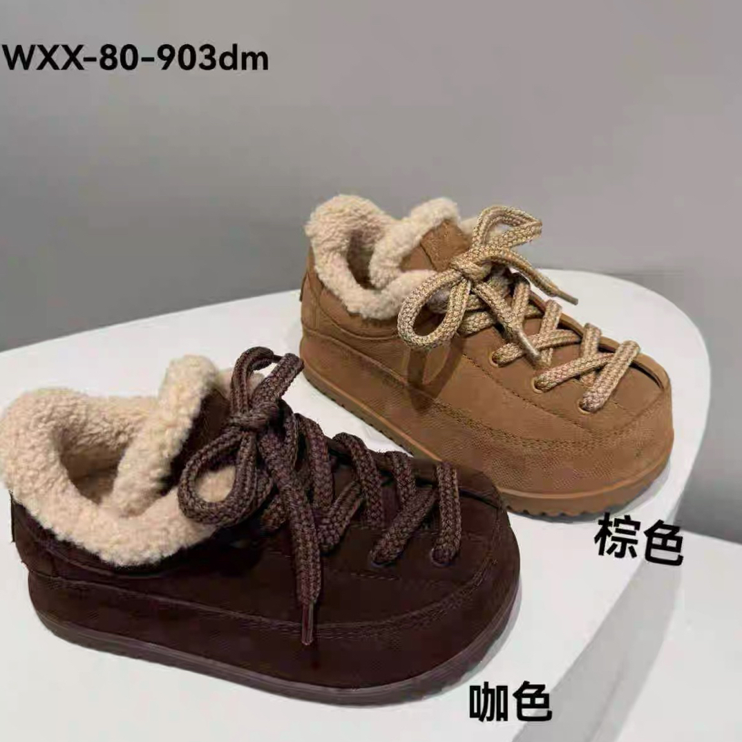 80-903玛莎玛索女鞋2025新款冬季加绒加厚鞋雪地靴