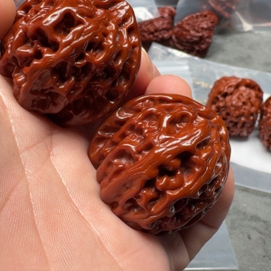 吊坠文玩核桃苹果028