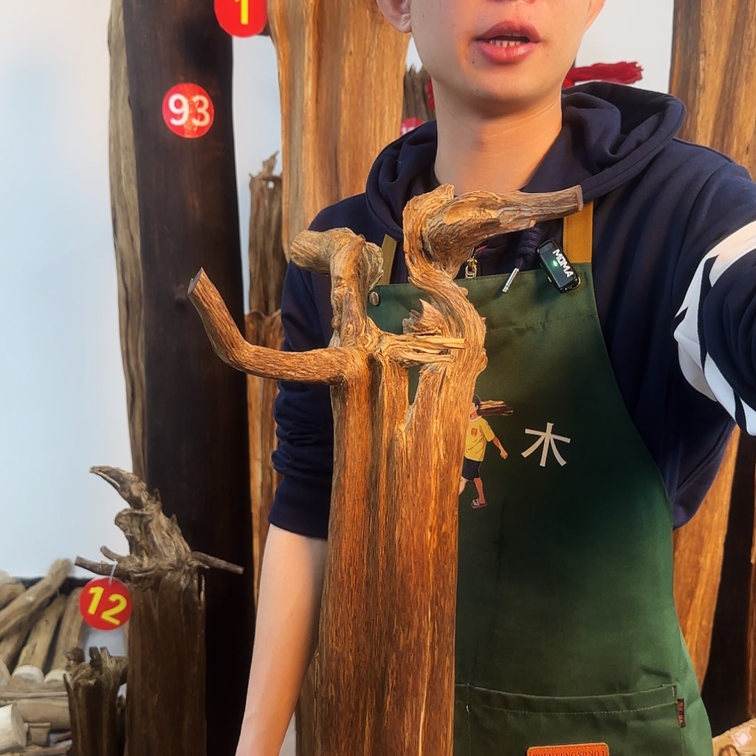 沉香摆件天然沉香原木摆件➕底座