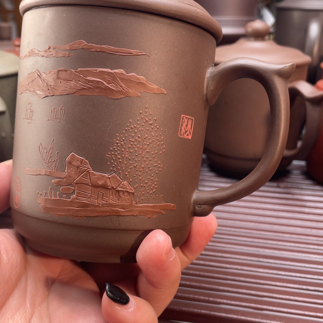 紫砂茶杯宜兴紫砂杯