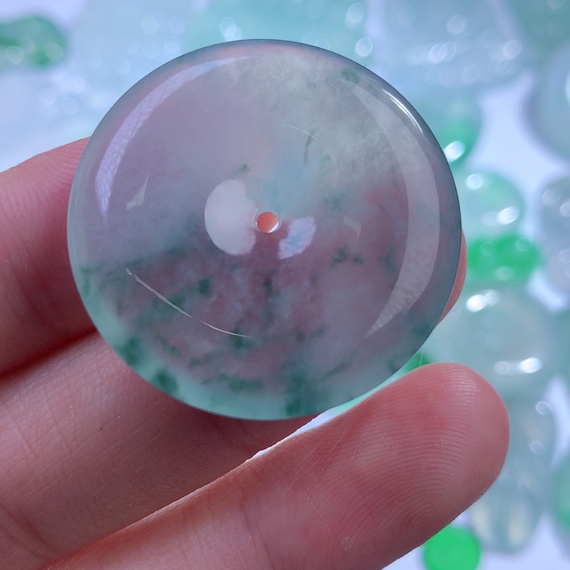 【闪购商品】翡翠颈饰未镶嵌缅甸A货翡翠