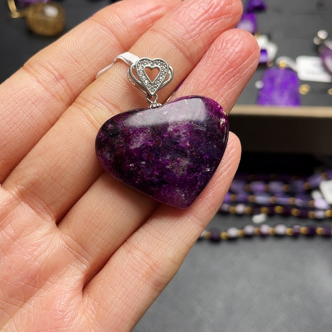 苏纪石（舒俱来）吊坠银S925镶嵌