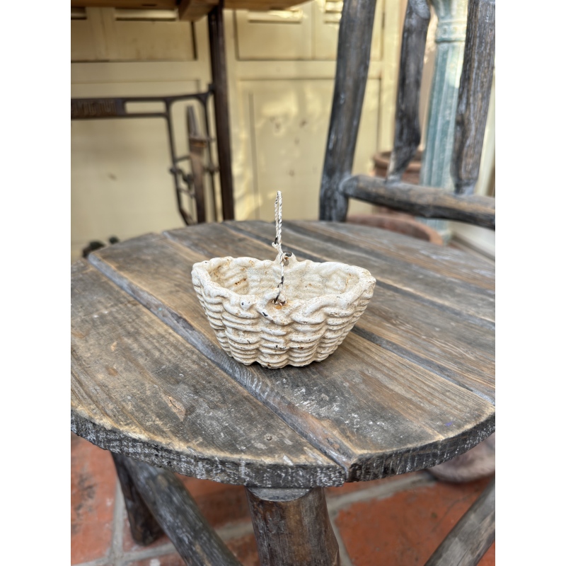 铸铁小篮子小花器花园杂货