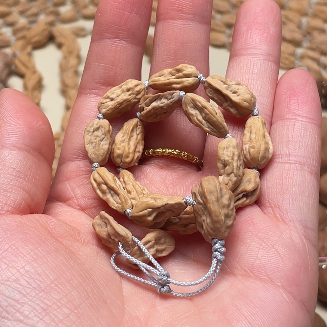 果***仁手串桃核异形手串