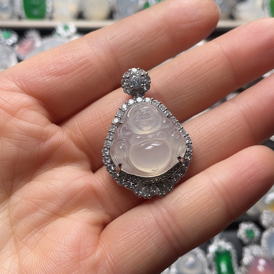 玛瑙/玉髓合金挂件