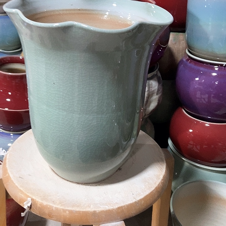 瓶口20高26无孔景德镇陶瓷满29包邮