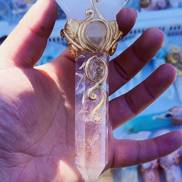 雪***雪摆件紫晶未镶嵌水晶