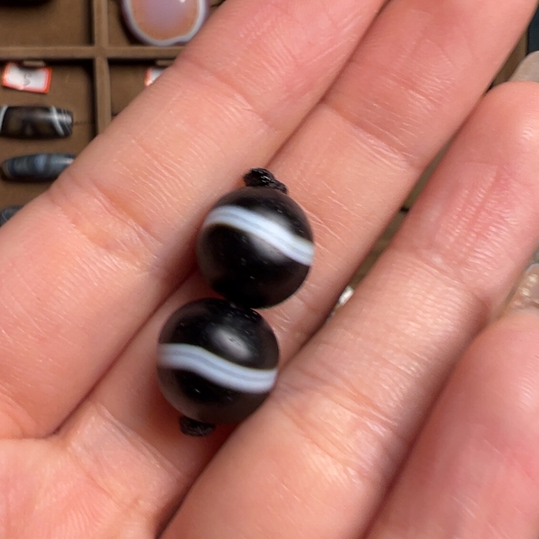 玛瑙/玉髓单珠未镶嵌