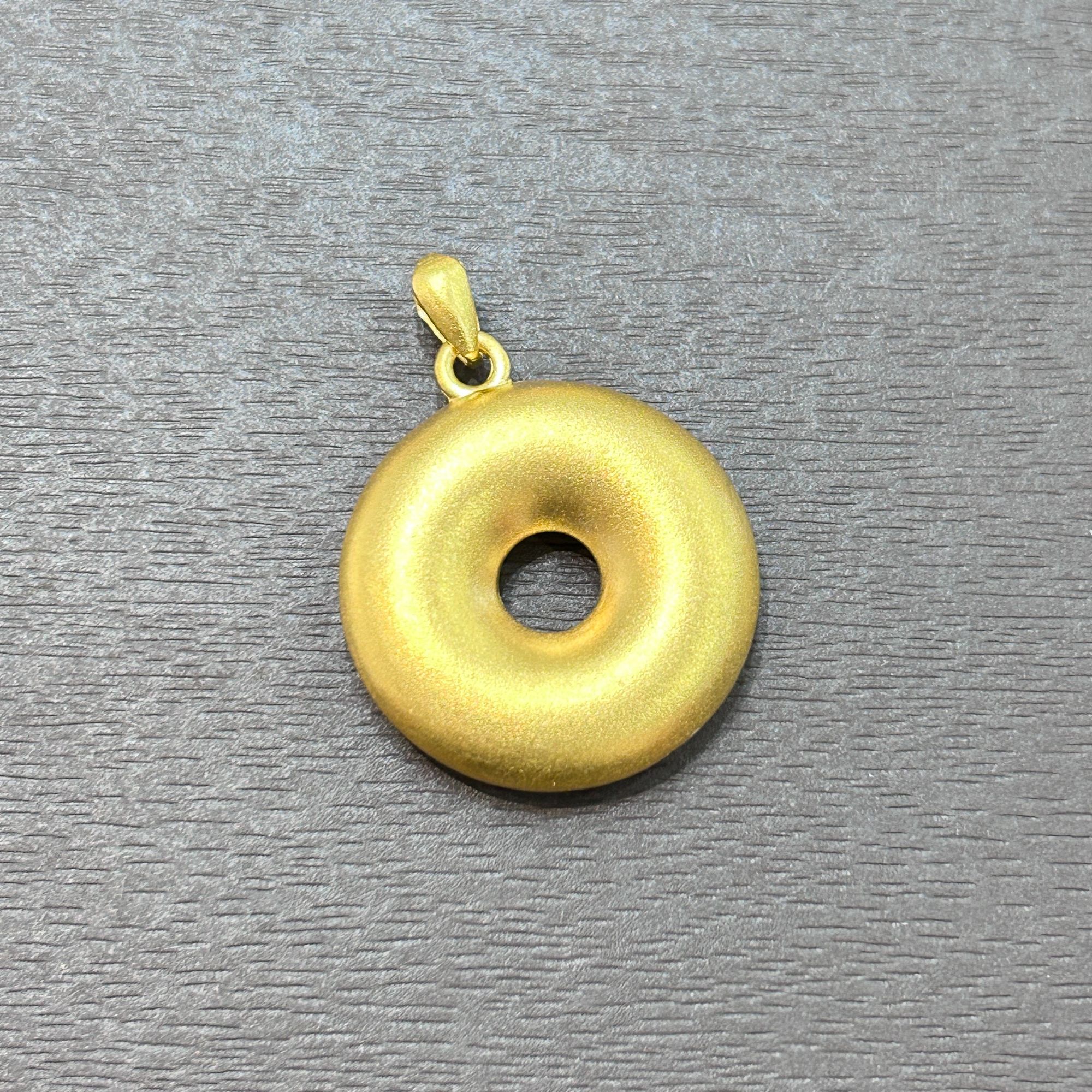 【销冠专享】足金999投资金攒黄金平安扣ZBHJD1491克重多退少补