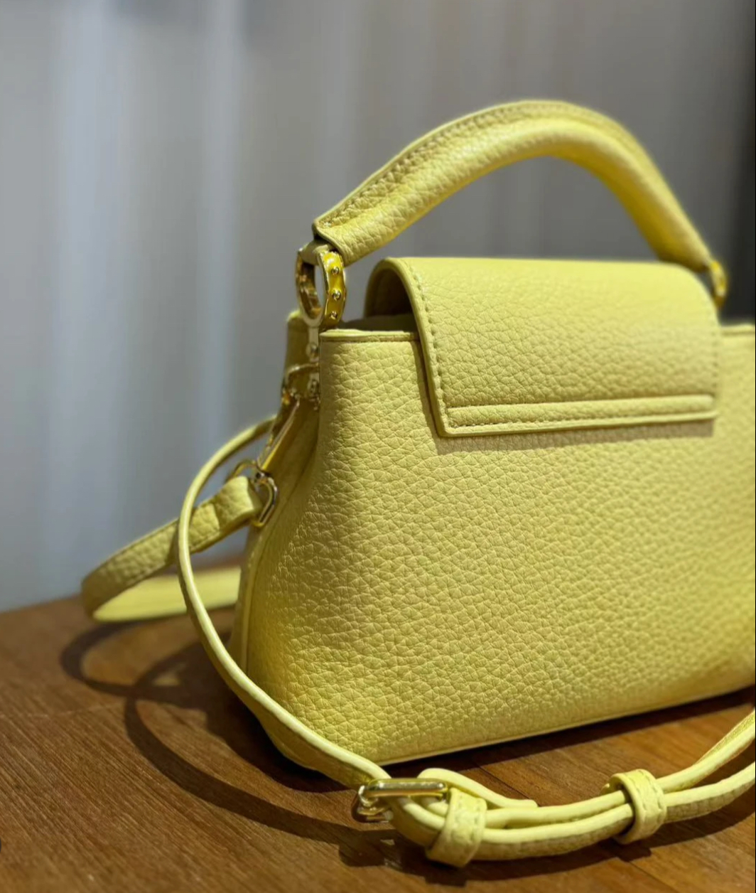【CF】2025新款轻奢百搭手提斜挎单肩包 2832-小鸡黄