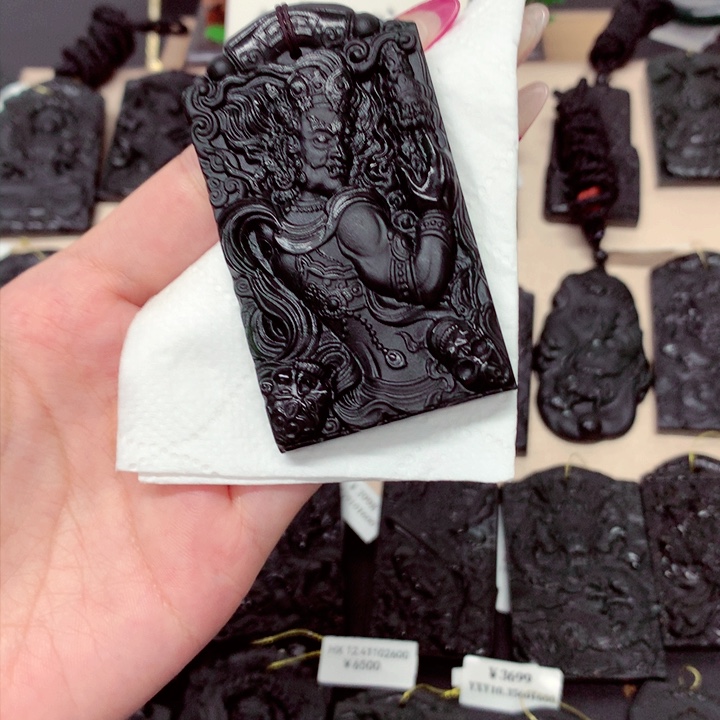 天然a货钢琴黑挂件