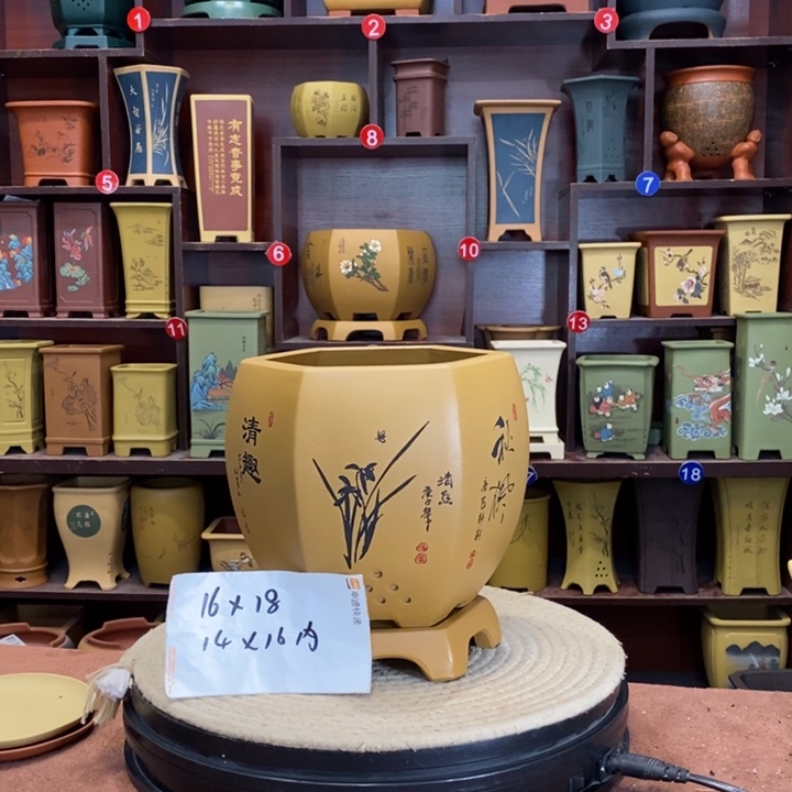 紫砂花盆紫砂花盆