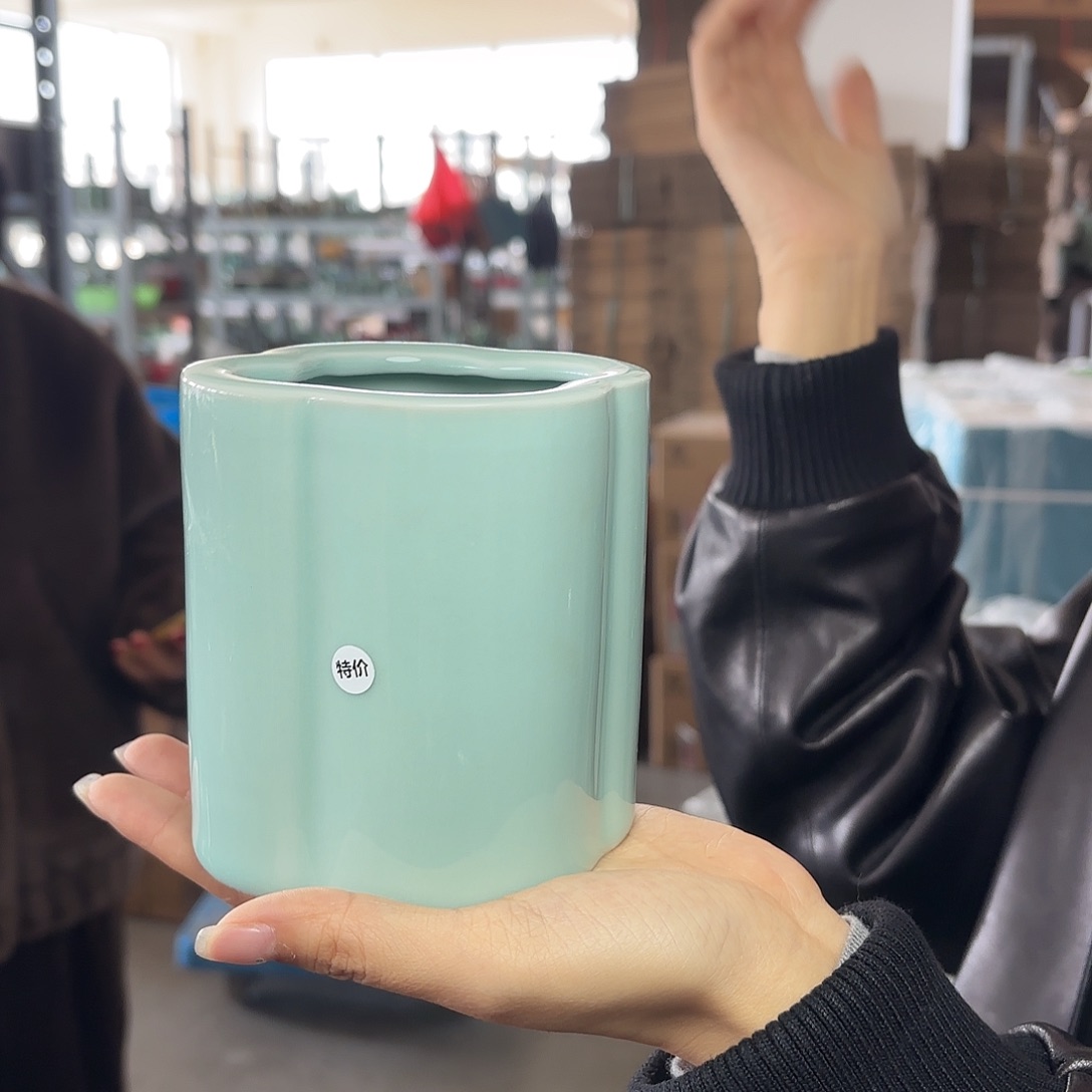 龙泉云间青瓷小米茶器
