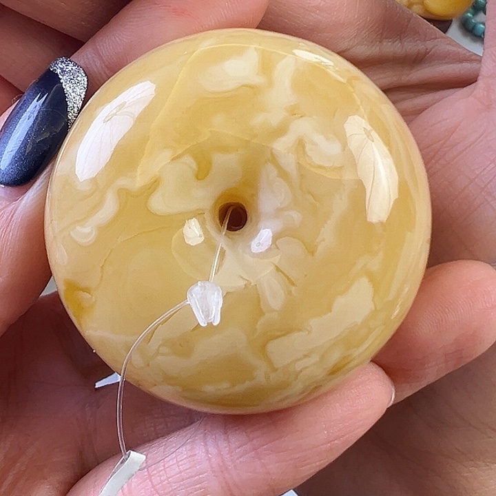 蜜蜡颈饰未镶嵌蜜蜡