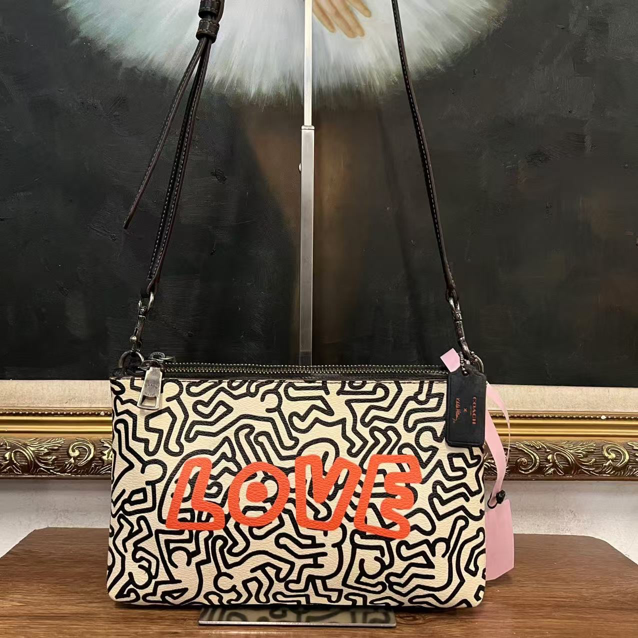 95新 COACH/蔻驰 coach斜挎包/98832