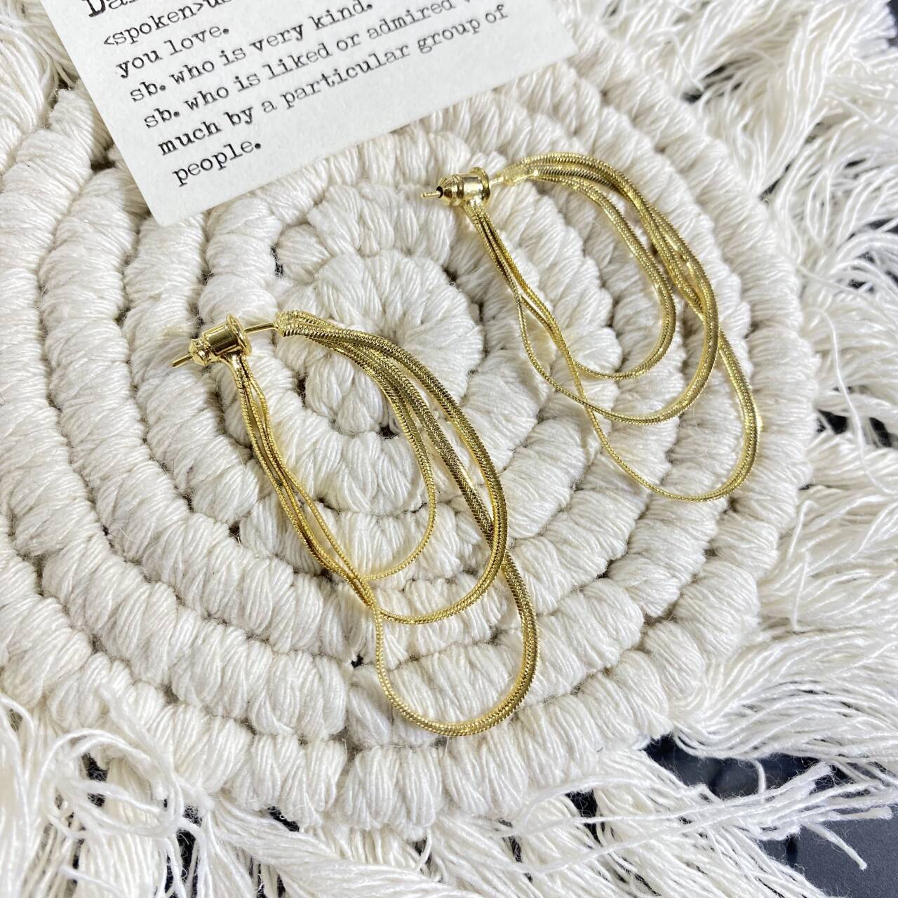 铜合金耳饰 轻奢百搭耳饰 A277