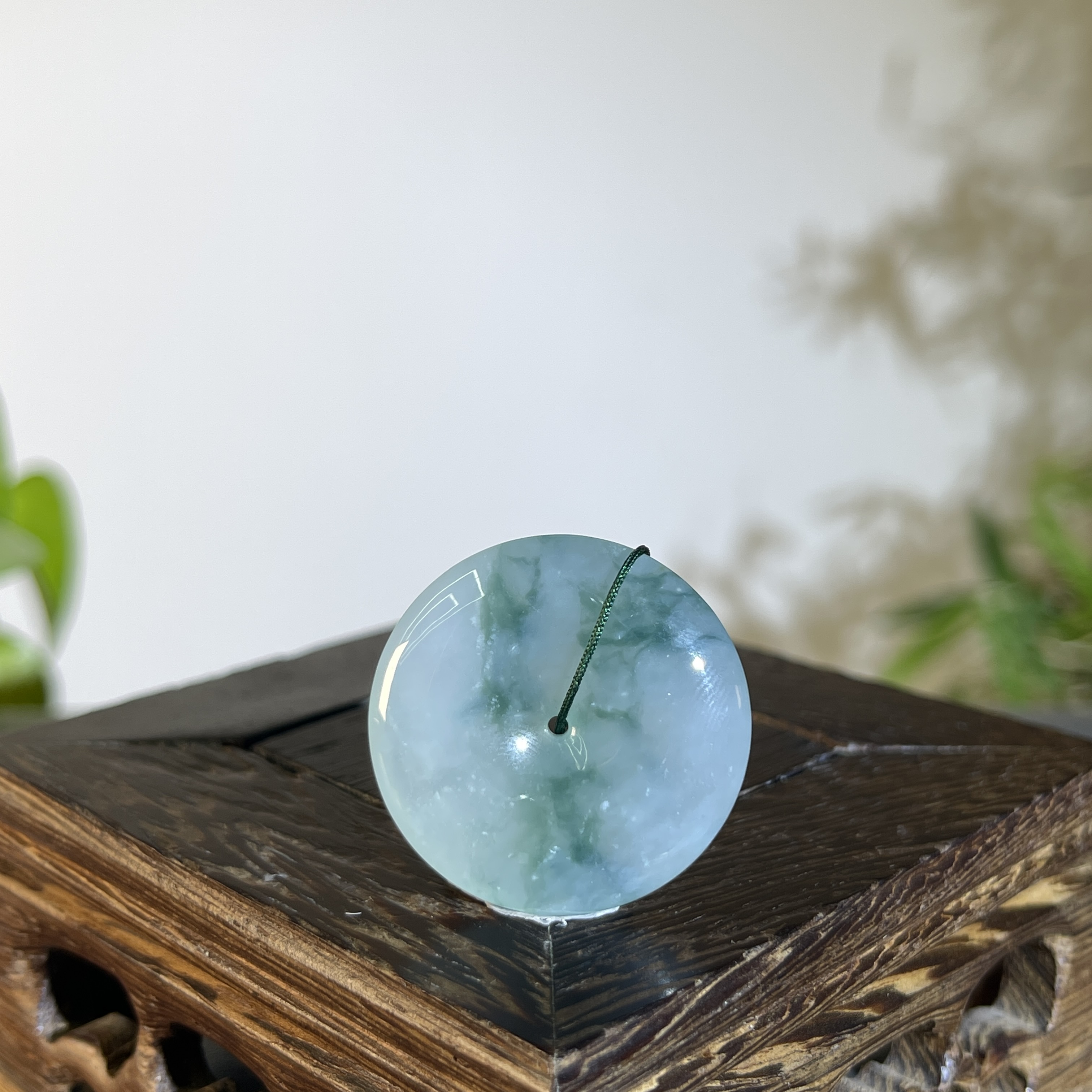 JXW17-156 天然缅甸A货翡翠 平安扣