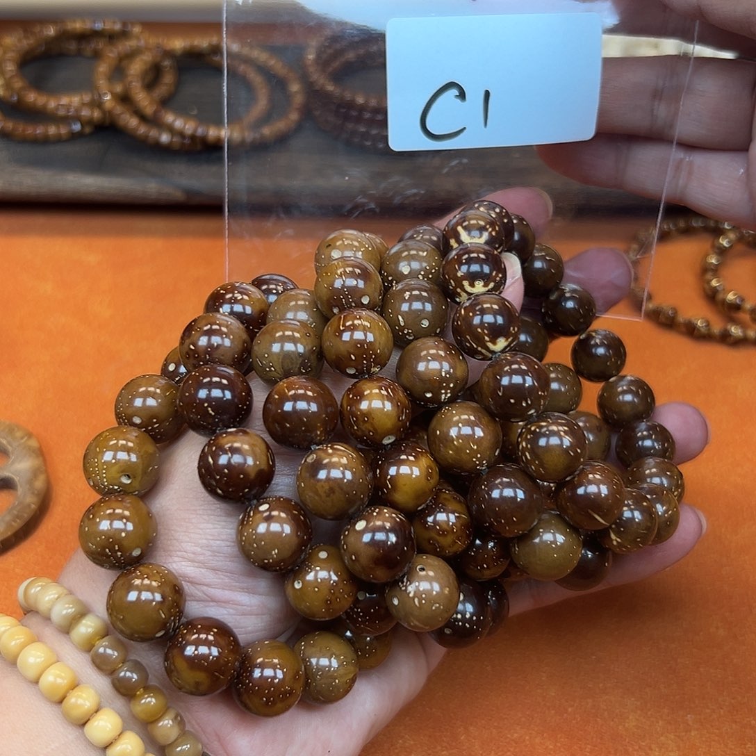 紫金鼠手串1415沉水料紫金鼠