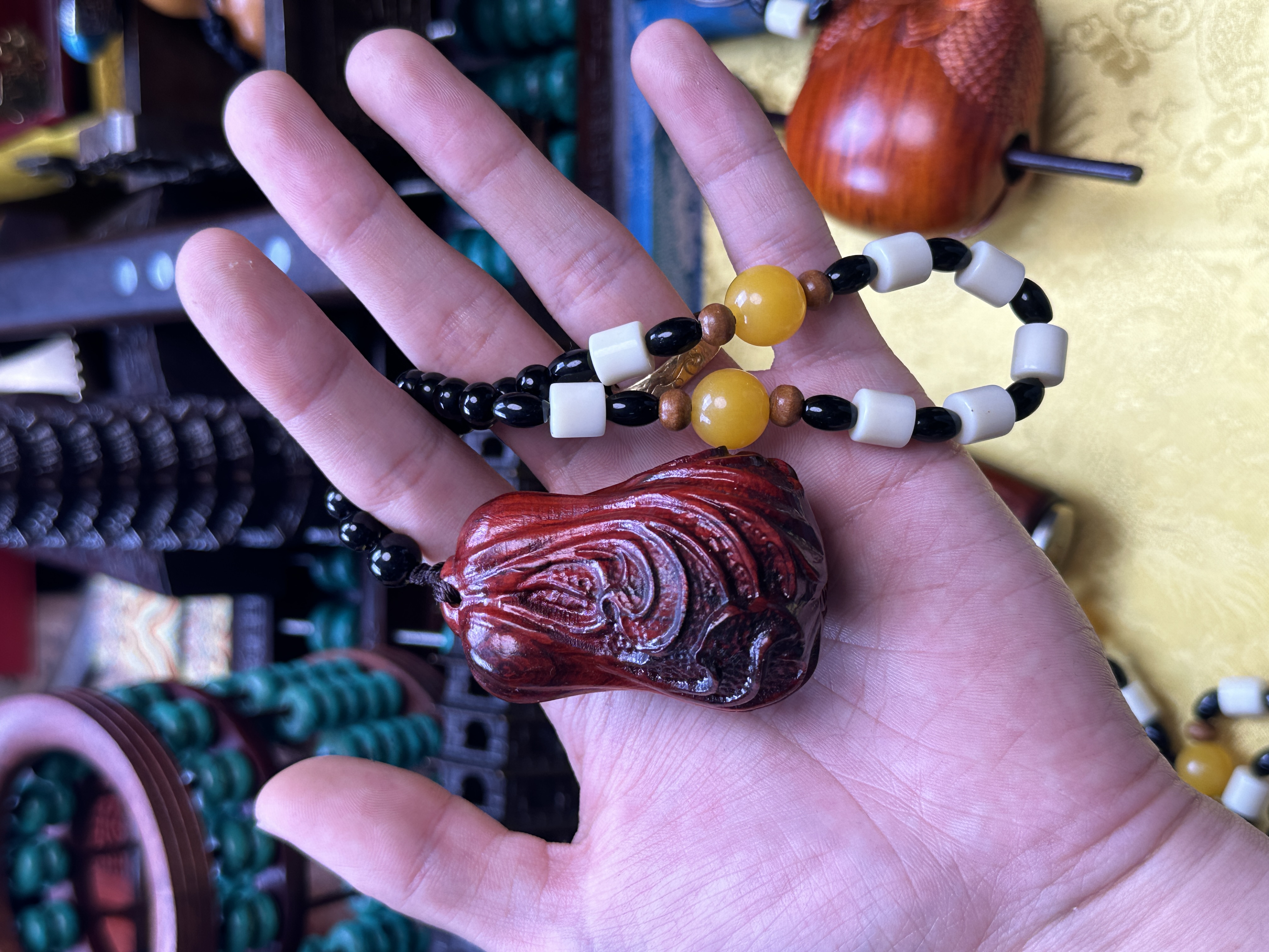 【闪购商品】白菜手把件